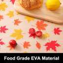 Cooyes Shelf Paper for Kitchen Cabinets Non Adhesive, Waterproof & Oil-Proof Kitchen Drawer Liner for Refrigerator Drawer Fridge Cupboard, (17.7 Inch W x 197 Inch L, Pumpkin Orange)