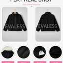 EVALESS Fleece Jacket Womens Sherpa Jacket Long Sleeve Zip Up Coat Winter Clothing Fashion 2025 (XL)