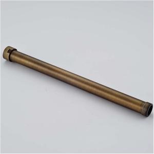 KANGYEBAIHUODIAN 12inch Shower Faucet Extension Tube Bar Fit for Shower Set Shower Rod Extension Pipe G3/4" Bathroom Accessories (Color : Antique Brass)