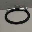 Compressor Jumper Hose 3/4" x 40"Length with 3/4 Rotate Male Connectors, 700PSI Rubber Compressor Hose