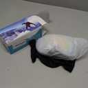 VINTEAM Ski Goggles OTGOver Glasses Snowboard Goggles for Men Women Youth, UV400 Protection for Skiing & Snowboarding (Black / Red Lens)