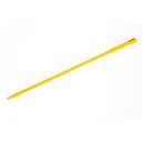 SPARTA 48" Fiberglass Replacement Handle with 3/4" Acme Thread Tip, Polyester Veil Reinforced, Hanging Cap, Commercial Cleaning, Yellow