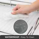 HOLDN' STORAGE Hard Plastic Liner for Pull Out Shelf, Fits Pull Out Cabinet Organizer 21" W x 20" L - Shelf Protector Liner, Clear Frosted