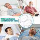 10 Pack 4Ft Adult Oxygen Nasal Cannula, Soft Oxygen Tubing for Adult, Cannula Nasal Tubing with Soft Curved Nose Piece, High Flow Lightweight Tube (Transparent)