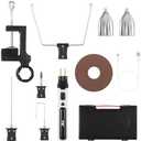 KKnoon 8 in 1 Cordless Hot Wire Foam Cutter Kit，Electric Styrofoam Cutting Tool, USB Type-C Charging, 2000mAh Lithium Battery Cutting Machine Pen Tool Kit Electronic Soldering Kit