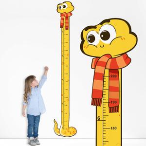 Wooden Growth Chart for Kids, Snake Height Chart for Boy Girls, Measuring Board for Kids Height,for Child's Room,Nursery Decor Decoration Wall Art (Snake)
