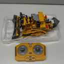 Remote Control Bulldozer - 11 Channel RC Dozer Front Loader Toy with Light and Sound - 1/24 Full Construction Vehicle Toys for Kids Age 6 7 8 9 10 and Up Years Old