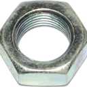 9/16 in (14–15 mm) (100 Pack) Grade 2 Hex Nuts, Coarse Thread, Zinc, Industrial/Commeical Grade ASME B18.2.2 by Makers Bolt