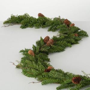 Sullivans Christmas Garland, 5 Ft Arborvitae Garland, Snow Frosted Greenery Garland Indoor Holiday Décor, Perfect for Fireplace Mantle, Weddings, Dining and Living Rooma