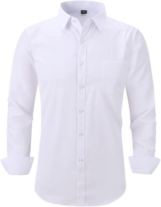 Men's White Button Up Shirt (2XL)