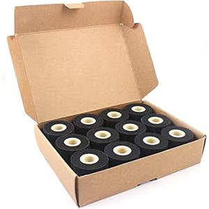 12pcs Black 36x32mm Hot Stamp Coder Solid ink Roll for 380 Coding Sealing Machine