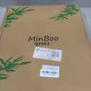 MinBoo Bamboo Appliance Slider,Sliding Tray for Coffee Maker, Kitchen Countertop Appliance Rolling Tray,Slides Easily from Under The Cabinet,Wide -Black- Large (16" Wx13 D)