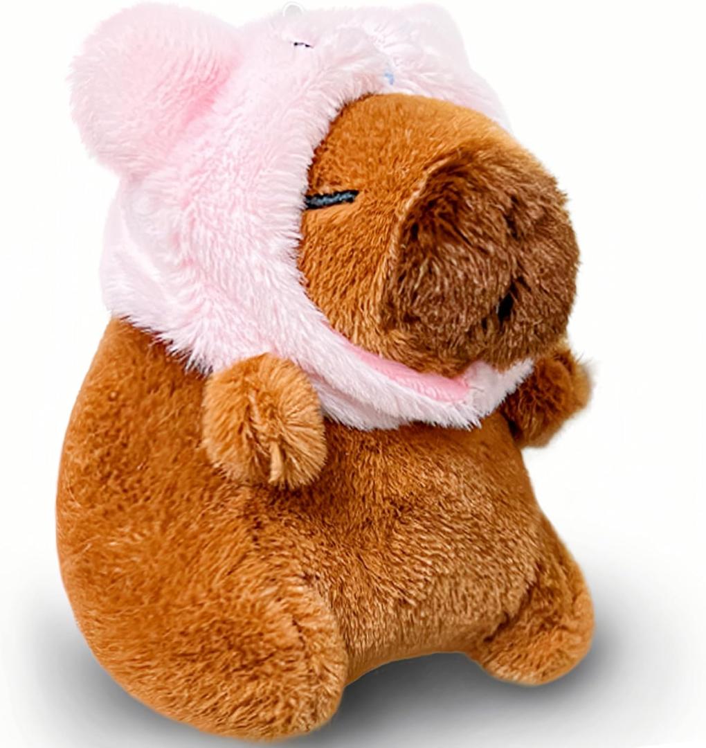 Kawaite Cute Capybara Stuffed Animals for Girls and Boys, Guinea Pig Animal Plush Toys, Mini Plushies, Stuffed Capybara Plush Toys for Valentine's Day Gifts, Easter Egg Fillers, Basket Stuffers