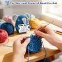 2 x Cute Positive Affirmation Gifts for Him Her, Inspirational Cheer Up Christmas Stocking Stuffers White Elephant Birthday Gift for Friends Coworkers Him Her, Crochet Elephant Present