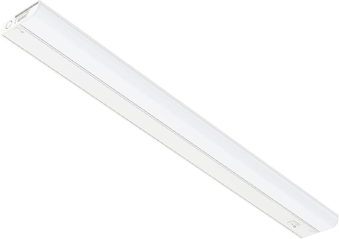 Inlight 30-inch Hardwired Only LED Under Cabinet Lighting, Soft White(3000K), Dimmable, Matte White Finished, ETL Listed, IN-0201-14-WH