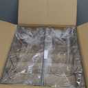 Belt Organizer - 2 Pack Clear Stackable Belt holder For Closet Drawer Storage - 5 Compartments with Removable Dividers, Multi-Purpose Display Bins With Inserts For Ties,Socks,underwear (2)