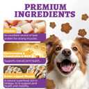 Just Try 15 oz Glucosamine Chondroitin for Dogs Hip & Joint Support Treats | Real chicken glucosamine chondroitin MSM green lipped mussel. Supports joint mobility flexibility. Crunchy training treats.