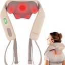 Cordless Neck and Shoulder Massager, Graphene Heating, Upgraded Shiatsu Back Massager Pillow for Neck, Shoulder