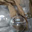 Libima 12 Pack Bulk Large Disco Ball Decorations, Silver Mirror Hanging Disco Balls Ornaments for Christmas Tree, Mothers Day, 70s 80s Party, Wedding, Prom, DIY Decor (8'', 6'', 4'', 3'')