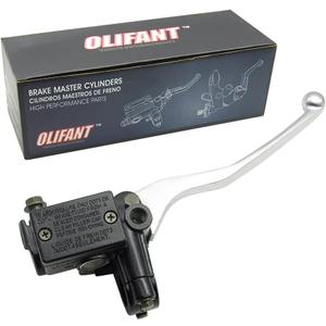 OLIFANT Front Brake Master Cylinder for Yamaha Warrior 350 Big Bear 350 400 Banshee 350 Wolverine 350 Grizzly 400 600 Kodiak 400 1987-2001 Brake Lever Handle (Silver)