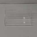 5 Tier Greeting Card Display Stand 12.5 x 7 x 9.5 Inch Clear Acrylic Portable Rack Postcard Holder Display Stand for Tabletop Counter Stamp Mail Retail Supplies (12.5''x7''x9.5'')