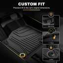 AOMSAZTO Floor Mats Full Set for Nissan Rogue 2021-2026 Accessories (Not for Sport), All Weather Floor Mats Cargo Liner Backrest Mat for Car Floor, Custom Fit Heavy Duty Trunk Liner Black
