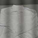 Alimens & Gentle Mens Dress Shirts 4-Way Stretch Long Sleeve Collared Casual Solid Wedding Dating Button Down Shirt (X-Large, White)