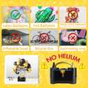 Bezente Balloon Pump Electric, Portable Balloon Inflator Pump Electric Air Pump for Balloons Dual Nozzle Electric Balloon Pump for Birthday Wedding Graduation Party Decorations