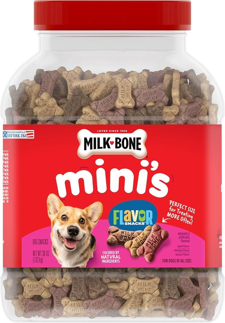 Milk-Bone Flavor Snacks Dog Treats Mini 36 Ounce