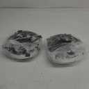 7'' Inch Chrome Universal Slim Fan Push Pull Electric Radiator 12V 80W High Performance Cooling Fan Mount Kit Set of 2