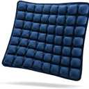 SUNFICON Air Seat Cushion Inflatable Seat Cushion Portable Car Seat Office Chair Wheelchair Pad Anti Bedsore Orthopedics Pain Pressure Relief Cushion Camping Seat Mat w Pump 18 ''x 16'' x1'' Blue