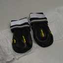 QUMY Dog Shoes for Large Dogs, Medium Dog Boots & Paw Protectors for Winter Snowy Day, Summer Hot Pavement, Water-Resistant in Rainy Weather, Outdoor Walking, Indoor Hardfloors Skid-Resistant Sole (Size 6: 2.6''x3.0''(W*L) (Pack of 4))