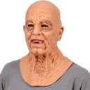 Old Man Mask, Realistic Latex Full Head Halloween Costume