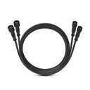 MICTUNING 2PCS 10FT 4 - Pin RGB Rock Light Extension Cables - Exclusive for 4 & 8 Pods RGB LED Rock Lights Connection