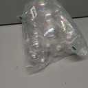 50 PCS Christmas Iridescent Ornaments,Clear Plastic Bubbles Hanging Filled Ornaments,Christmas DIY Hanging Rainbow Ball 5 Different Sizes for Xmas Tree Wedding Party Birthday Home Decorations