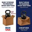 BOX USA Large Boxes Holds 65lbs, 24x24x30 10-Pk for Shipping & Packing