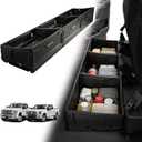 VaultsOnWheels Foldable Under Seat Storage Box for Ford F150 2015-2026 SuperCrew/Crew Cab&F250 F350 F450 2017-2026 SuperDuty Accessories, Console Organizer with Snap Latches, Detachable Truck Tool Box