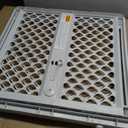 MYPET Universal Pet Gate: 26 - 42 Wide Dog Gate for Doorways with Pressure Fit or Swinging Door Hardware Mounting Types Included: 26" Tall; Gray