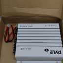 Pyle Hydra Marine 400W 4Channel Amplifier  Waterproof with Dual MOSFET Power Supply  GAIN level Controls  RCA Input  LED Indicator  Compact Design for Boat/Vehicle Audio  PLMRA402