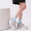 HUGSWEET Soft Comfy Cotton Breathable Socks for Women above Ankle Mini Crew Bootie Socks Gifts for Women 5-10 Pairs (9-12, 3 Black,2 White,coffee,khak,light Blue,light Purple,light Pink)