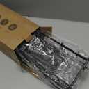 Shower Caddy Hanging Bathroom Organizer: Rustproof Shelf for Inside Shower - No Drilling Racks Over Showerhead - Bath Shelves for Shampoo Soap (Black)