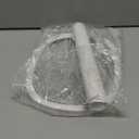 YISSVIC Electric Fly Swatter Foldable Bug Zapper Racket 2 in 1 Mosquito Killer with Purple Attractant Light Rechargeable 1800mAh for Indoor Home Backyard Patio Camping (White)