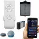 Universal Smart WiFi Ceiling Fan Remote Control Kit, Compatible with Alexa, Google Assistant and Smart Life App, No Hub Required Small Size WiFi KIT