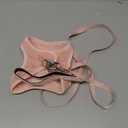 rabbitgoo Dog Harness Small Sized and Leash Set, Step in Soft Light Puppy Vest, Breathable Mesh Pet Harness, Reflective for Safe Outdoor Walking, Pink S (S (Chest: 15.1 - 16.5"))