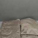 StangH Back Tab Velvet Curtains - Camel Beige Room Darkening Privacy 90 inches Drapes for Living Room, Elegant Home Decoration for Nursery Kids/Study Room, W52 x L90, 2 Panels