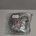 Knitgrip 2 Pcs Mini Christmas Wreaths for Cabinet Kitchen Windows Decors Bulk with Red Bow Small Artificial Norfolk Farmhouse Wreaths with Berry Pine Cone for Fireplace Front Door Porch Wall Hanging