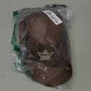 A&J DESIGN Baby Boys' Western Cowboy Romper Sets with Scarf and Hat (12-18 Months, Brown)