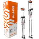 SurPro Double-Sided Drywall Stilts, Aluminum Base, 38” - 52” Height, QuadLock Contractor-Grade Stilts with Patented Flexion Foot System (S2X-A-3852) for Drywallers, Painters, Stilts Drywall