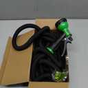 Flexi Hose Expandable Garden Hose with 8 Function Nozzle, 50FT - Lightweight Retractable Garden Hose, Water Hose - No-Kink Flexibility, 3/4 Inch Solid Brass Fittings and Double Latex Core
