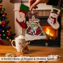 Frog Christmas Ornament 2025 - Gifts for Animal Lover, Unique Animal Lover Gifts for Women Men, Elegant Christmas Tree Decorations, Frog Ornament for Adults Boys Girls Friends